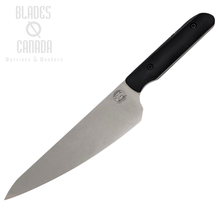 White River Liong Mah Chef Knife, CPM S35VN, G10 Black, WRLMC-GBL